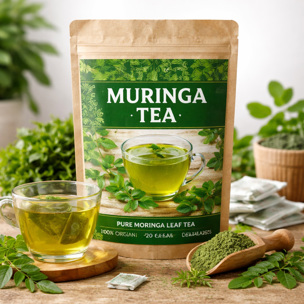 Hanuman Herbals Moringa Daily Wellness Tea | Immunity & Detox Herbal Tea