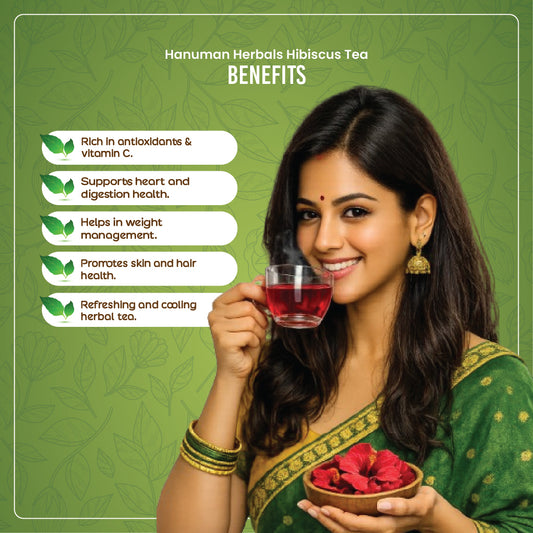 Hanuman Herbals Hibiscus Glow Herbal Tea