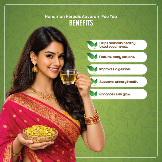 Hanuman Herbals Aavarampoo Sugar Balance Tea