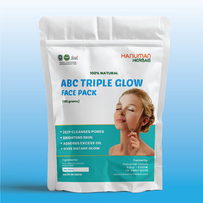 ABC Triple Glow Face Pack – Amla, Beetroot, Carrot & Manjistha (100G)