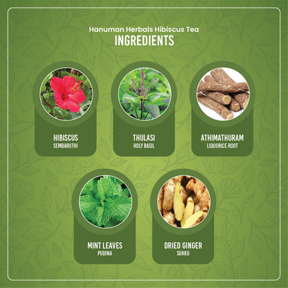 Hanuman Herbals Hibiscus Glow Herbal Tea
