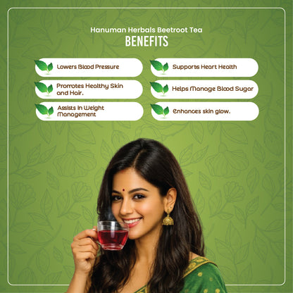 Hanuman Herbals Beetroot Wellness Tea